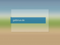 galbinus.de Webseite Vorschau
