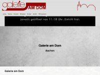 galerie-am-dom-aachen.de Webseite Vorschau
