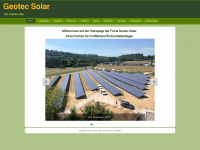 geotec-solar.de Webseite Vorschau
