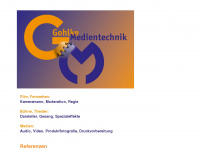 gohlke-medientechnik.de Webseite Vorschau