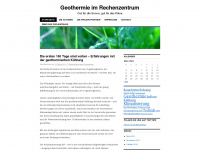 geothermieprojekt.wordpress.com Webseite Vorschau