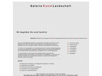 galerie-kunst-landschaft.de Webseite Vorschau