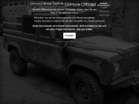 gilmore-offroad.com Webseite Vorschau