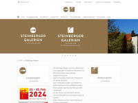 galerie-steinberger.de Webseite Vorschau