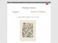 galerie-weick.com Webseite Vorschau