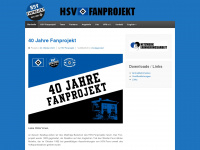 hsv-fanprojekt.de Webseite Vorschau