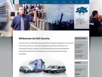 sas-security.de Webseite Vorschau