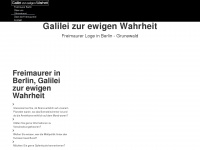 galilei-zur-ewigen-wahrheit.de Webseite Vorschau