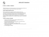 galileo-solutions.de Webseite Vorschau