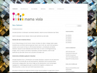 mamaviola.de Webseite Vorschau