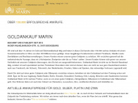 goldankauf-marin.de Webseite Vorschau