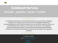 goldbach-service.de Webseite Vorschau