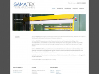 gamatex.de Webseite Vorschau
