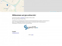 gis-online.info Webseite Vorschau