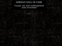 german-hall-of-fame.de Webseite Vorschau