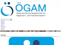 oegam.at Webseite Vorschau