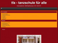 tanzschule-badbevensen.de Webseite Vorschau