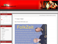 folkclub-ostangeln.de Webseite Vorschau