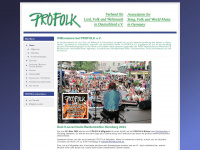 profolk.de Webseite Vorschau