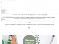 vivere-aromapflege.de Webseite Vorschau
