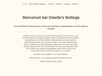 gisellas-bottega.de Webseite Vorschau