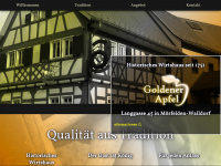 goldenerapfel.net Webseite Vorschau