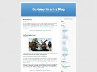 goldenerhirsch.wordpress.com Webseite Vorschau