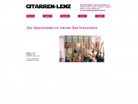 gitarren-lenz.de Webseite Vorschau