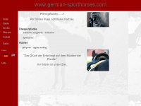 german-sporthorses.com Webseite Vorschau