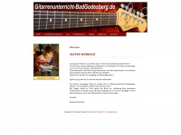 gitarrenunterricht-badgodesberg.de Webseite Vorschau