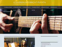 gitarrenunterricht-fuerth.com Webseite Vorschau