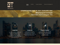 german-technologies.de Webseite Vorschau