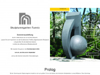 skulpturengarten-funnix.de Webseite Vorschau