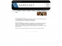 gamecast.de Webseite Vorschau