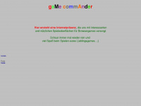 gamecommander.de Webseite Vorschau