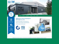 giw-info.eu Webseite Vorschau