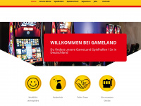gameland.eu Webseite Vorschau