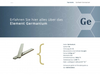 germanium.de Webseite Vorschau