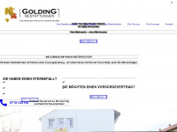 golding-bestattungen.de Webseite Vorschau