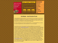 goldkatze-kuenstler-portal.com Webseite Vorschau