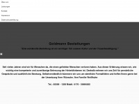 goldmann-bestattungen.de Webseite Vorschau