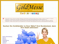 goldmesse.de Webseite Vorschau