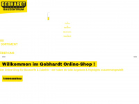 gebhardt-shop.de Webseite Vorschau