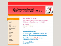 gl-limburg.de Webseite Vorschau
