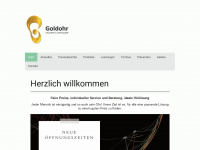 goldohr.de Webseite Vorschau
