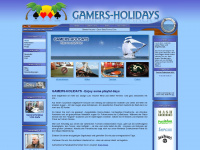 gamers-holidays.de Webseite Vorschau
