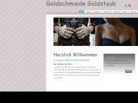 goldschmiede-goldstaub.de Webseite Vorschau