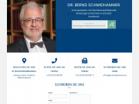 schmidhammer.at Webseite Vorschau