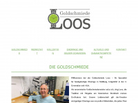 goldschmiede-loos.de Webseite Vorschau