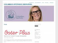 columbus-apotheke.de Webseite Vorschau